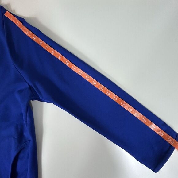 Clara Sun Woo Jacket Size S Royal Blue Drape Open Front Lagenlook Oversized - Picture 10 of 10